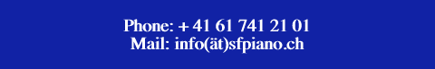 Phone: + 41 61 741 21 01